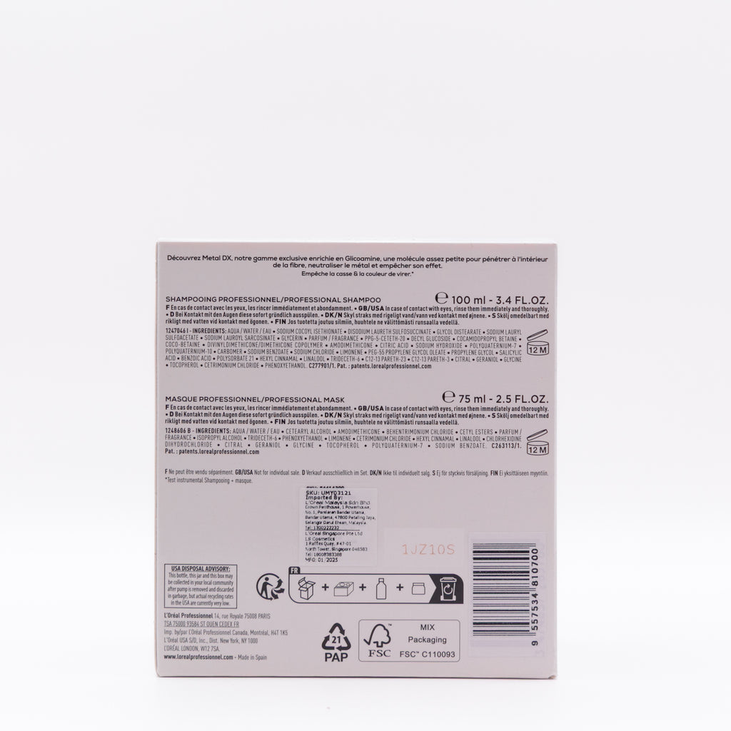 L'Oreal Professionnel Metal Detox Shampoo & Masque